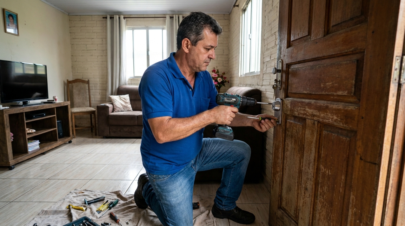 Serviço de Instalação de Fechadura Residencial em São Gonçalo‑RJ